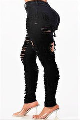 High Rise Plus Black Jeans (The Stretch Is Real)